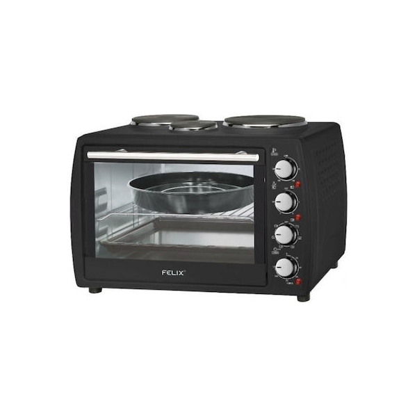 Φούρνος 45λίτρων με 3 εστίες FXO-4504 BK