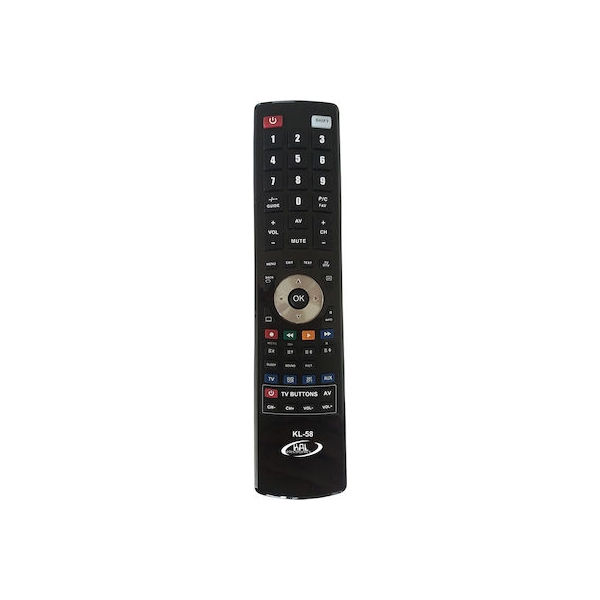 KAL Electronics Universal Τηλεχειριστήριο KL58 για CD-DVD Players , Τηλεοράσεις και Ψηφιάκους Δέκτες