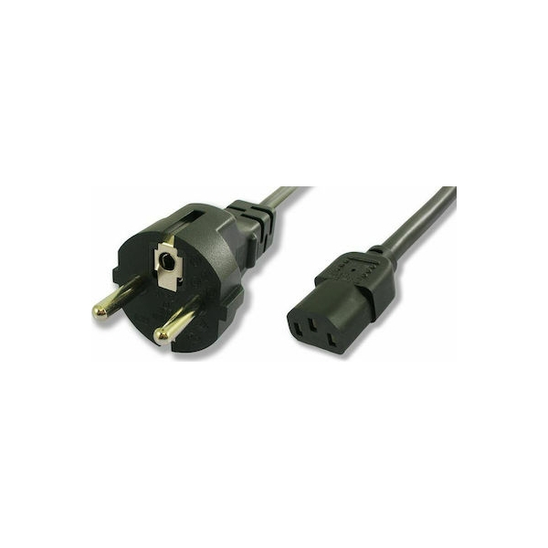 POWERTECH Καλώδιο τροφοδοσίας CAB-P020, 3x 0.75mm², CCS, 1.5m, μαύρο