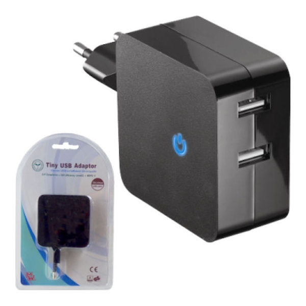 MW-USB5U-1 ΦΟΡΤΙΣΤΗΣ ΜΕ USB ΕΞΟΔΟ 4,8Α MINWA
