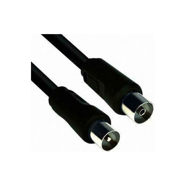 POWERTECH καλώδιο κεραίας CAB-V019, αρσενικό σε θηλυκό, 10m, μαύρο