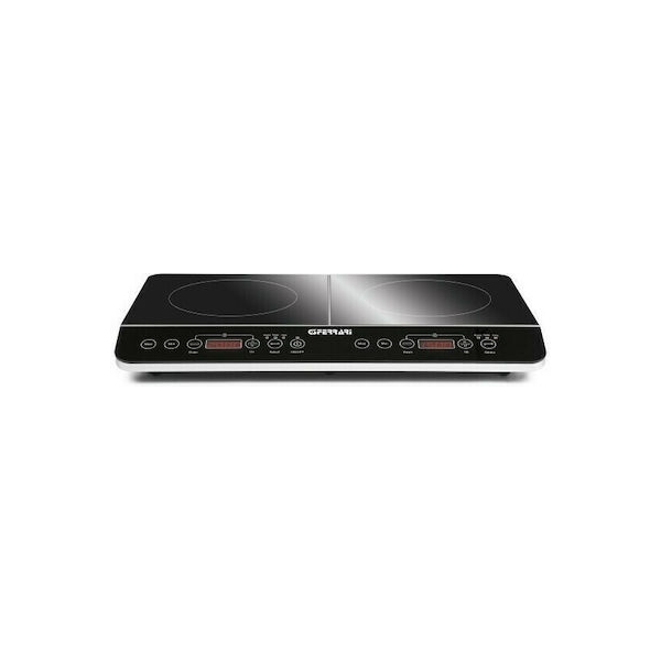G3Ferrari G10047 Επιτραπέζια Εστία Επαγωγική Διπλή Μαύρη