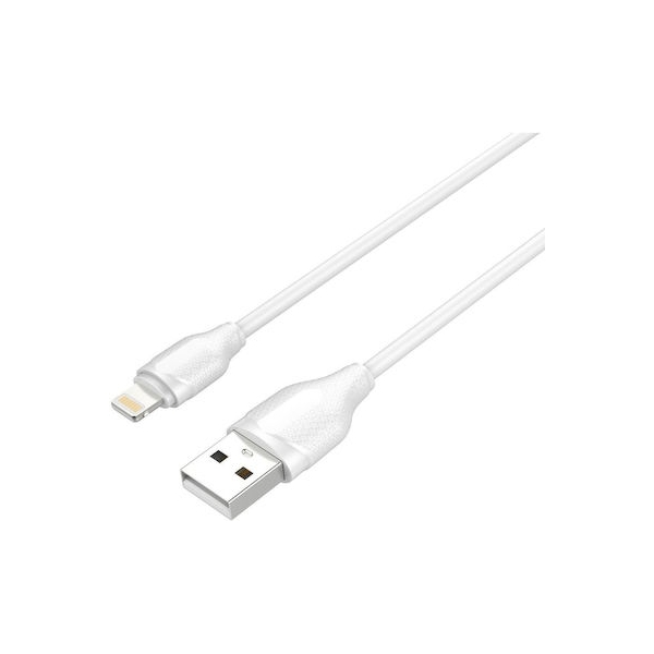 LDNIO καλώδιο Lightning σε USB LS372, 10.5W, 2m, λευκό
