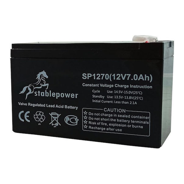 SP1270 Μπαταρία μολύβδου 12V 7Ah