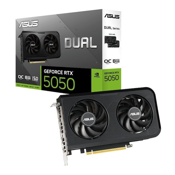 ASUS VGA DUAL-RTX5050-O8G, 8GB GDDR6