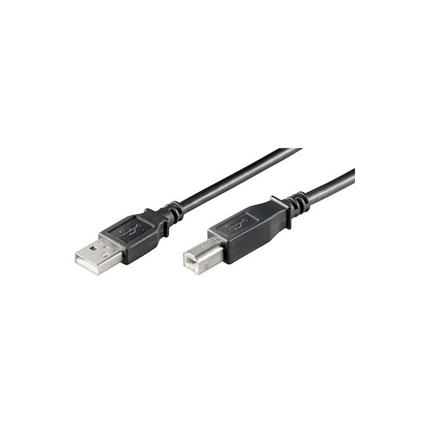 GOOBAY καλώδιο USB 2.0 σε USB Type B 93596, 1.8m, μαύρο